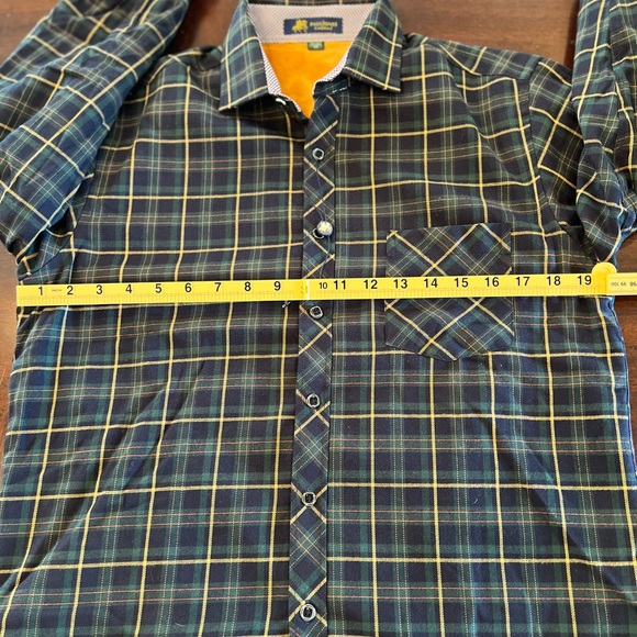 Paul Jones Yaonai PaulJones Men’s XS plaid plush lined button down shirt jacket - Picture 11 of 14